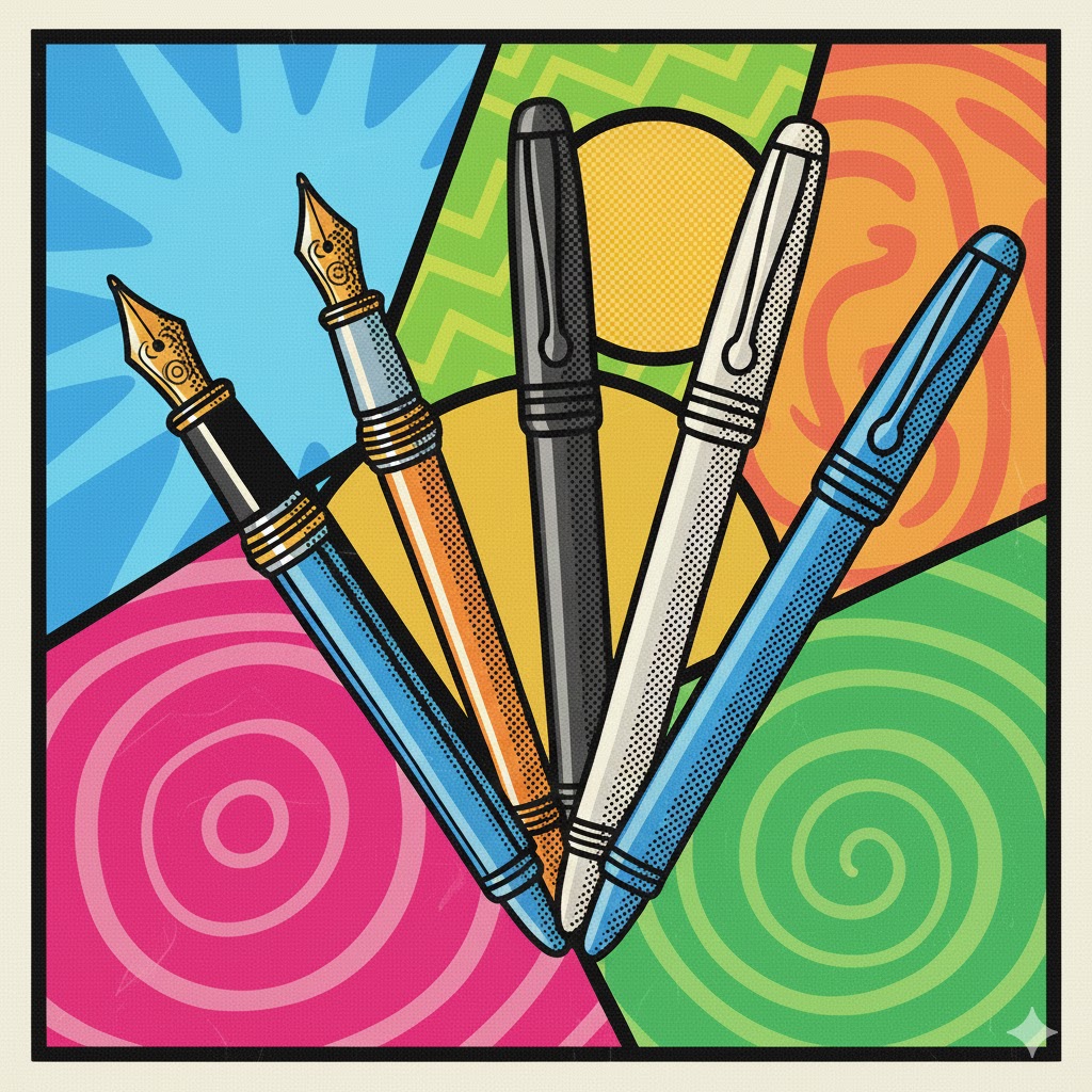 Vulpen en balpen collectie