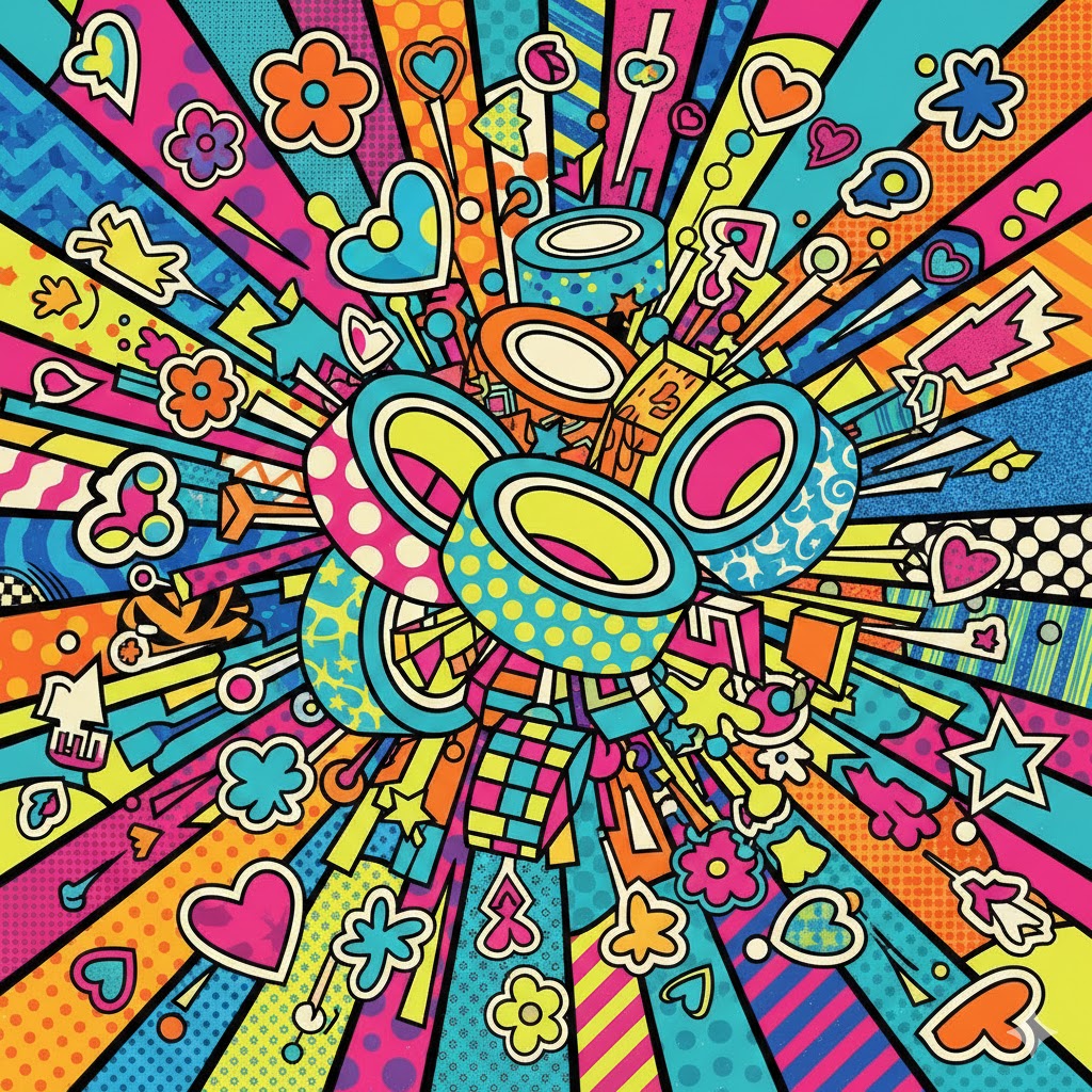 Stickers en washi tape